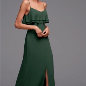 Green Bridesmaid dress